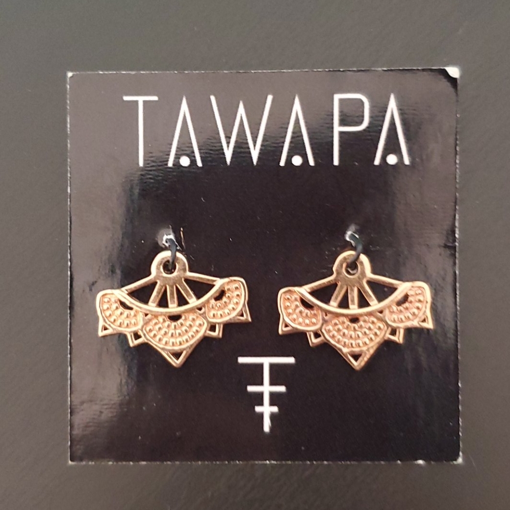 Tawapa Lotus Rose Gold Earring Jackets